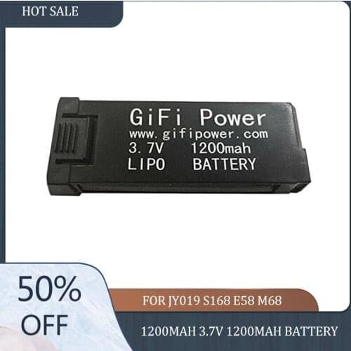 Promotion Power Lipo Battery E58 1200mAh 3.7V 1200mAh Replacement Electronic for JY019 S168 E58 M68 Baterias Recargables