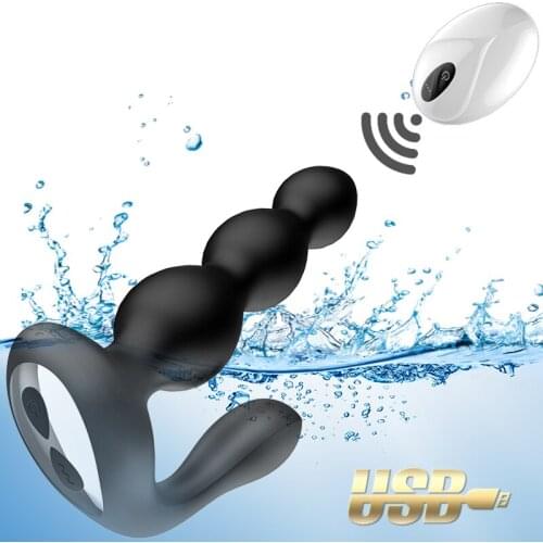 Male Anal Plug Prostate Massager New Butt Plug Gay Sex Toys Prostata Remote Control Big Anal Vibrator Sex Toys for Men & Women