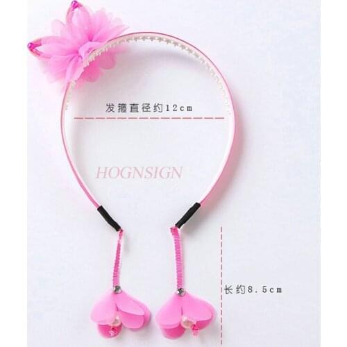 Childrens Tassel Pendant Princess Earrings Wild Girls Hairpin Slip Toothed Cute Headband Sale