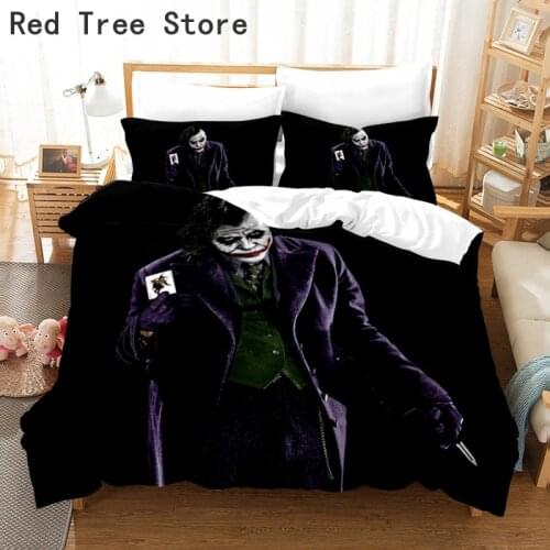 IT 2 Bedding Set Clown Duvet Cover Sets Comforter Bed Linen Twin Full Queen King Single Size Dropshipping Horror Moive Printing