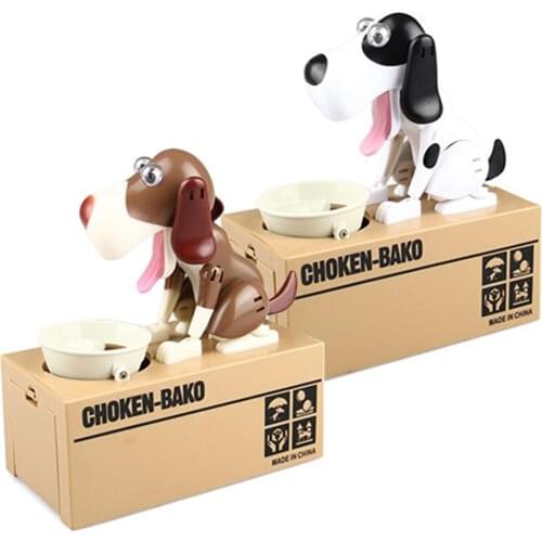 Cartoon Robotic Dog Money Box Money Bank Automatic Stole Coin Piggy Bank Money Saving Box Moneybox Gift For Kid Doggy Coin Bank