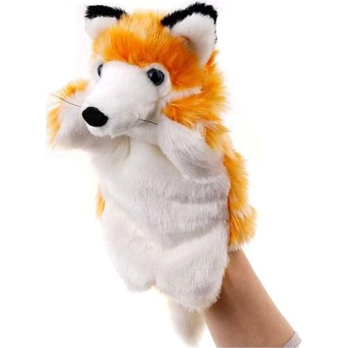 BOLAFYNIA Fox three color Children Hand Puppet Toys baby kid plush Stuffed Toy for Christmas birthday gifts
