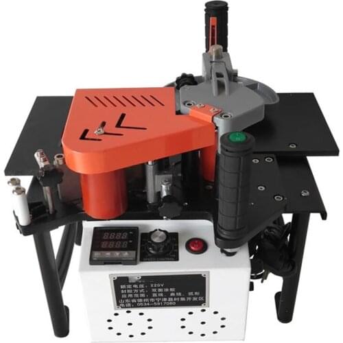 Small Home Improvement Portable Double-sided Gluing Edge Banding Machine Manual Home Improvement Mini Edge Banding Machine