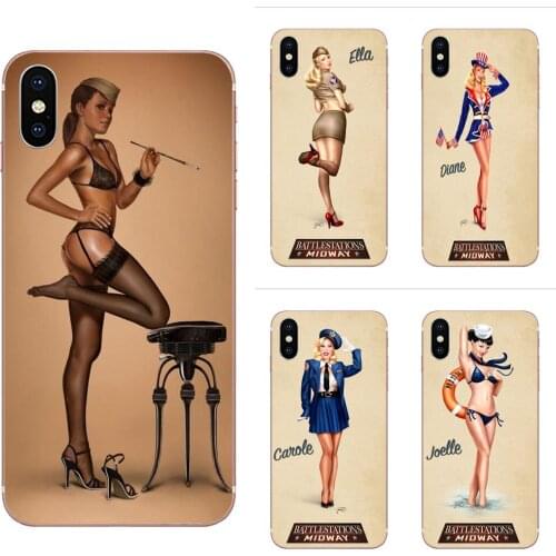 Transparent Soft Cover Vintage Pin Up Girl Poster For Huawei Honor 10 10i 20 20i 8S lite Y9 Prime Y7 2019 Y5 2018 p40 lite pro