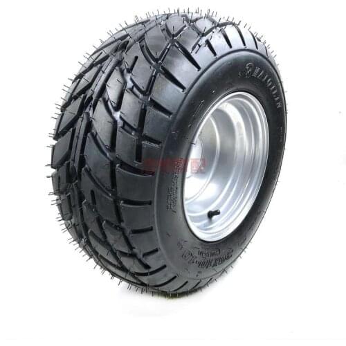 Self-made 21X7-10 Inch 20X10-10 Inch Vacuum Road Tire Hub for Four-wheel Steel Pipe Kart Beach Car