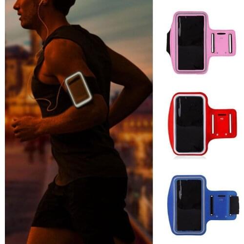 Outdoor Sports Arm Bag Running Fitness Wrist Bag 4 Mobile To Phone Arm Inch Portable Cycling Arm 6 Universal Bag Strap K0Z8