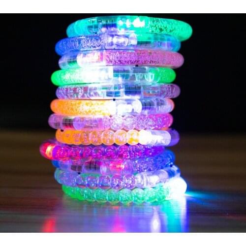1pcs Led Dance Bangle Cartoon Watch Boys Girls Flash Wrist Band Light Bracelets for Birthday Halloween Glowing Party Supplies