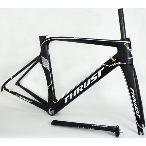 THRUST Carbon Road Bike Frame Road Bicycle Frame T1000 Cheap Carbon Frame BSA BB30 Bicycle Parts 8 Color 2 Years Warranty