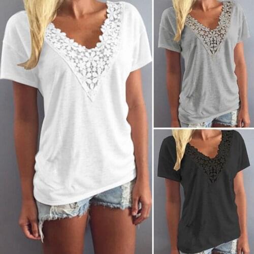 Sexy Lace Patchwork Women T Shirt Summer 2021 Female Short Sleeve Slim White Black Tee Tops Casual T Shirt Clothes