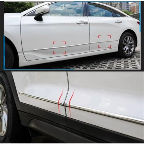 1M Car Door Side Anti-scratch Edge Guard Protection Sticker for Body & Bumper Side Trims Edging Strip Decorative Accessories