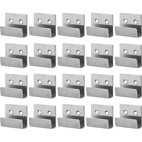 10 Pcs Wall Mounted Hook Robe Hooks Single Clothes Hanger With Screws, Stainless Steel