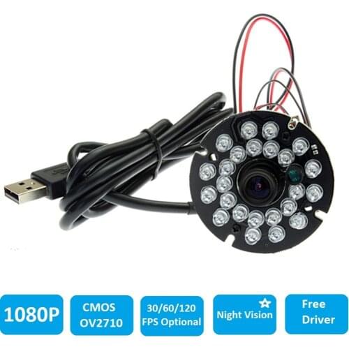 1080p Full HD CMOS OV2710 usb ir camera module with ir cut &led board Night Vision mini Webcam for Android,Linux,Windows