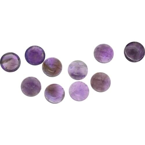 10x Flatback Cabochon Gemstone for Jewelry Making DIY Necklace Bracelet 12mm
