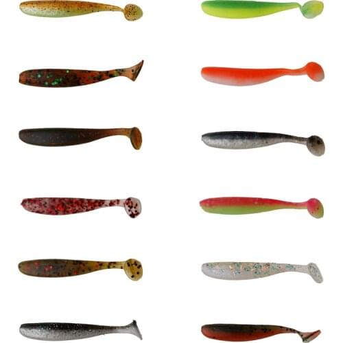 BassLegend Salty Fishing Soft Shad Super Soft Swimbaits Bass Pike Walleye Lure 50mm 88mm 100mm 115mm 125mm