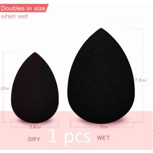 Black Makeup Applicator Super Soft Sponge Powder Blender Smooth Foundation Contour Blending Puff