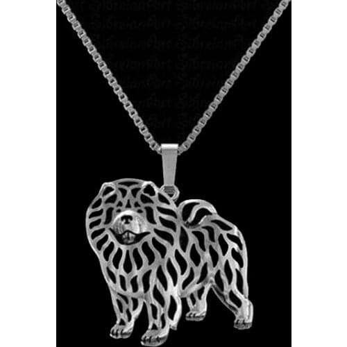 Chow Chow Necklace Female/Male Gift Jewelry Pet Pendant free ship-12pcs/lot