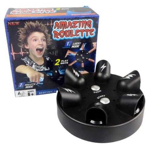 40JC 6 Slots Polygraph Tricky Funny Adult Micro Electric Shock Heart Beat Lie Detector Shocking Liar Test Novelty Party Game Toy