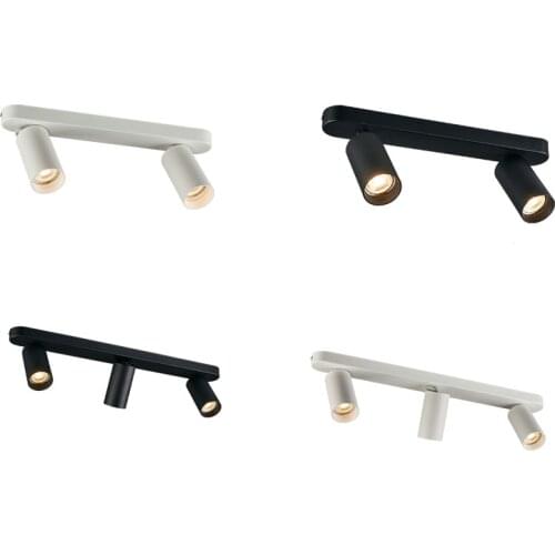 Dimmable Surface Mounted Ceiling Downlight 2x9W 2x12w AC85-265V GU10 Bulb Lamp COB Led Spot Light