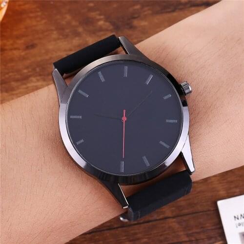 HIKUN Men's Watch With Leather Strap