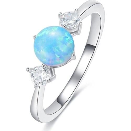 Classic Lady Round Ring Wedding Bands Accessories Jewelry Fashion Women Wedding Ring For Female Engagement Gift