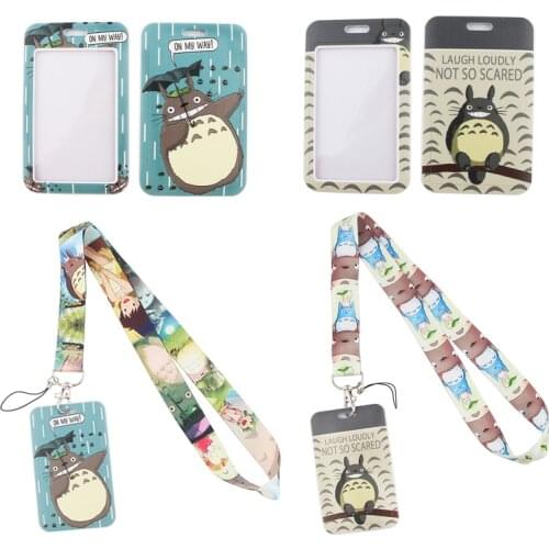 LX449 Cute Anime Card Cover Fashion Keychain Belt Phone Lanyard for Keys USB ID Badge Holder DIY Hang Rope Lasso Lanyard Gifts