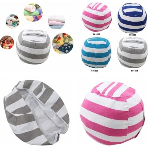 Animal Toys Storage Bean Bag Stuffed Children Kids Plush Toy Organizer Multi-Purpose Stuff'n Sit Stuffable Large Capacity Bag