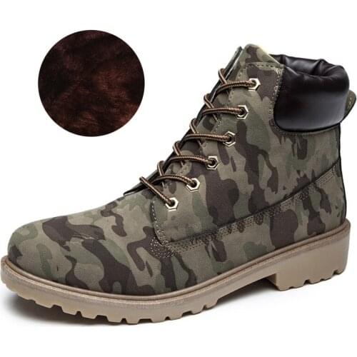 Brand New Arrival Autumn Winter Boots Men PU Leather Style Fashion Male Work Shoes Boot Large Size 39-46 Men Boots