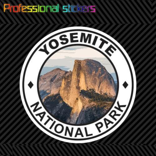 Yosemite National Park Sticker Half Dome Falls Gracier Point Valley Wilderness Stickers for Car Windows, Laptop,office Supplies