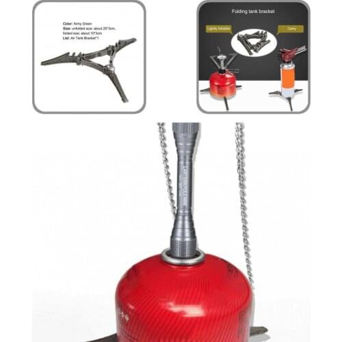 Nylon Practical Camping Tool Gas Tank Stove Stand Camping Accessory Gas Canister Stand Anti-crack for Outdoor