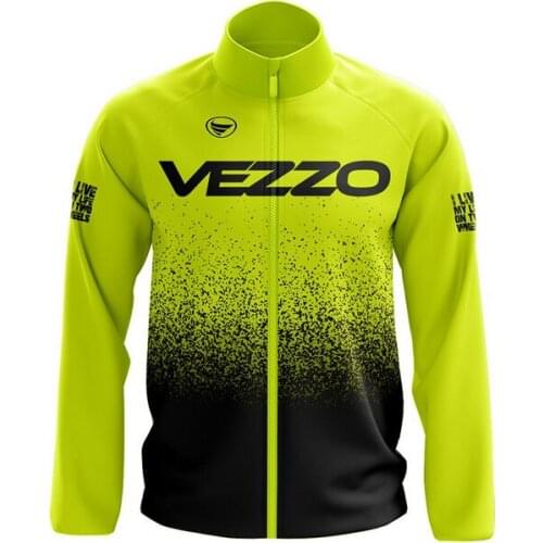 Vezzo bike race team clothing winter mens wool long-sleeved mountain road cycling sports shirt mallot ciclismo hombre