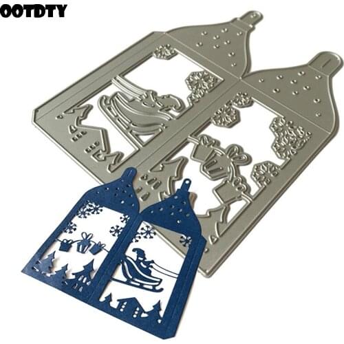 Christmas Gift Box Metal Cutting Dies Stencil Scrapbooking DIY Album Stamp Paper Card Embossing Decor Craft New Dies for 2020