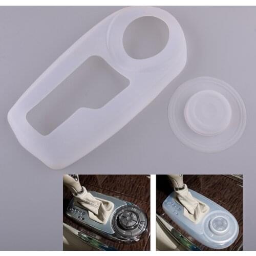 Silicone Car Gear Shift Box Control Switch Knob Dust Cover Cap Fit For Nissan Patrol Y62 Infiniti QX80