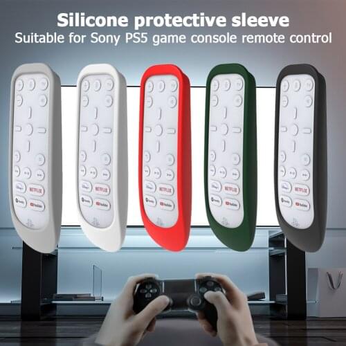 Silicone Case Shockproof Anti-Slip Protective Cover for Sony PlayStation 5 PS5 Media Remote Accessories New For Cyberpunk 2077