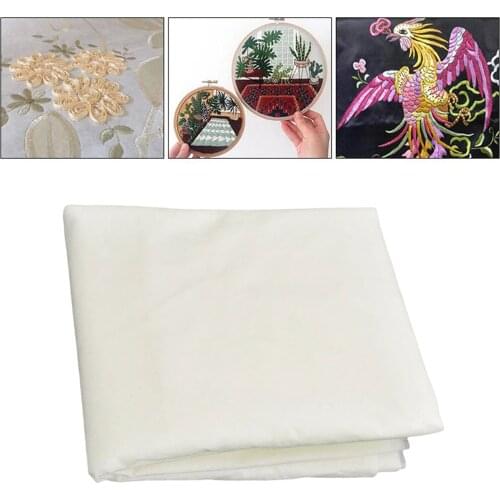 100X100cm White Water Soluble Fabric Embroidery Backing Stabiliser Supplies