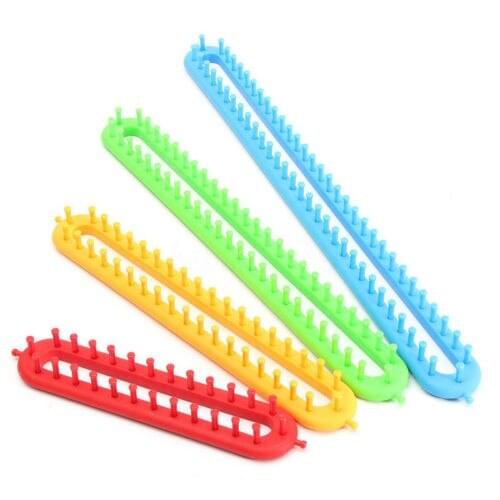 New 4 Size Plastic ABS Loom For Shawl Scarf Hat Socks Long Knit Knitter Knitting Gift