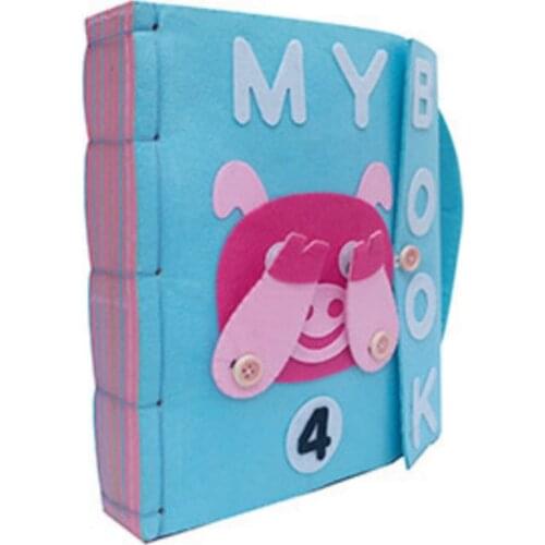 ChildrenS Early Education Cloth Book Non-Woven Hand Cloth Fabric Diy Material Handmade Toy ChildrenS Felt Diy Frame
