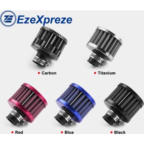 Universal Car 12mm 1 Inch For Motorcycle Cold Air Intake High Flow Crankcase Vent Cover Mini Breather Filters