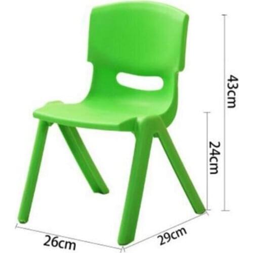 24cm Seat height Safety Thicken Kindergarten chair small stool back-rest chair for 1-2 years kids