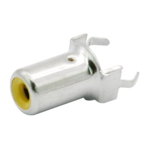 AV core socket 3 feet RCA seat single hole PCB welding audio video socket lotus seat