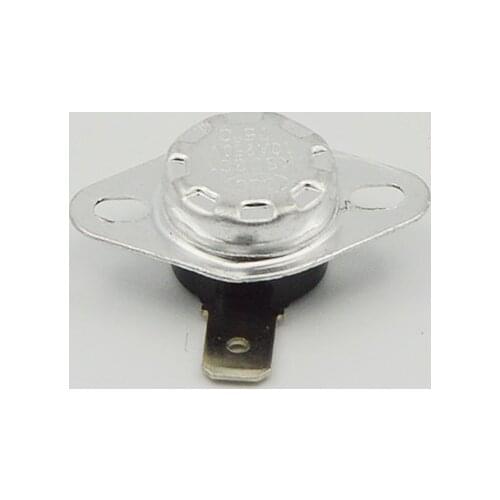 KSD301 Kicking Thermostat Normally Closed flat-foot Temperature Switch Thermal Protection 250V 10A 45-85 Degrees Celsius