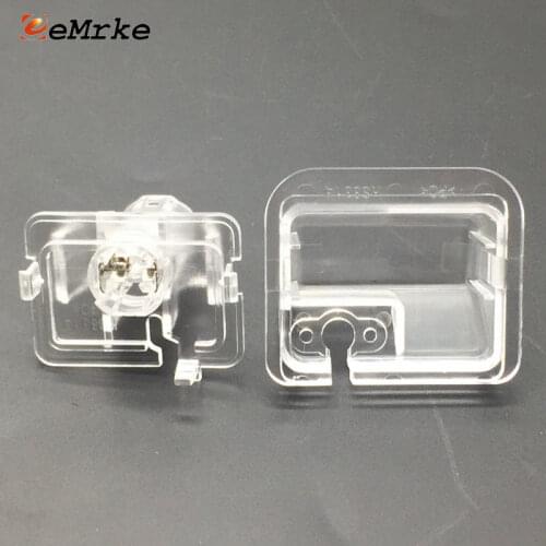 EEMRKE DIY Car Camera Bracket License Number Plate Lights Housing Mount for Mazda CX-5 2011-2015 2016 2017