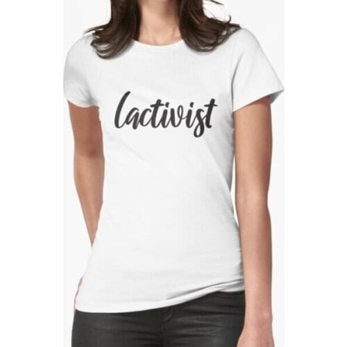 Lactivist Breastfeeding Themed T Shirt T-Shirt Print Top