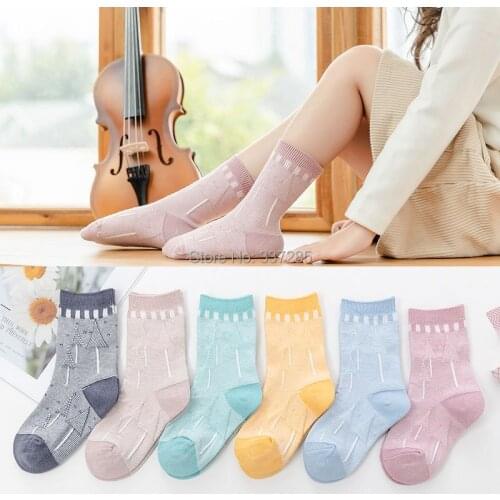 Boys cotton socks fashion baby girls children retro socks three-dimensional small tree design long high socks for boys child