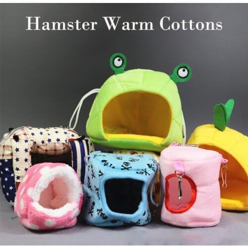 Hamster Warm Cotton Nest Cotton Goldthread Bear Nest Hamster Winter Insulation Nest Hamster Guinea Pig Squirrel Nest