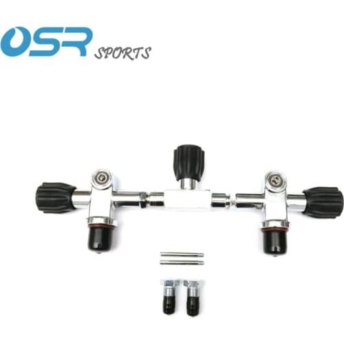 Scuba Tech Diving Double Tank Valve For Backmount BCD