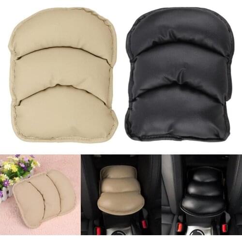 Hot Sale Car Auto Armrests Cover Vehicle Center Console Arm Rest Seat Box Pad Protective Case Soft PU Mat Cushion Universal Use