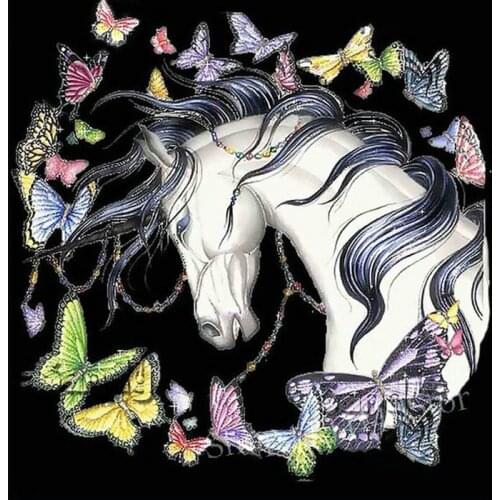 MHD 5d diy diamond painting unicorn butterfly full square 3d diamond embroidery rhinestone mosaic home decoration kit
