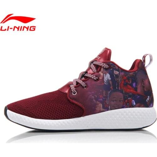 Li-Ning Mens Wade DOPE CLOUD Basketball Culture Shoes LiNing Mono Yarn Breathable Wearable Sneakers Sports Shoes ABCM039 SJAS17