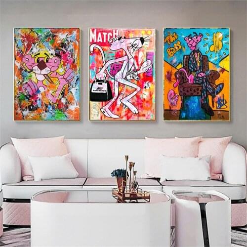 Disney Pink Panther Diy 5D Diamond Painting Cross Stitch Kits Diamond Mosaic Embroidery Living Room Home Decor