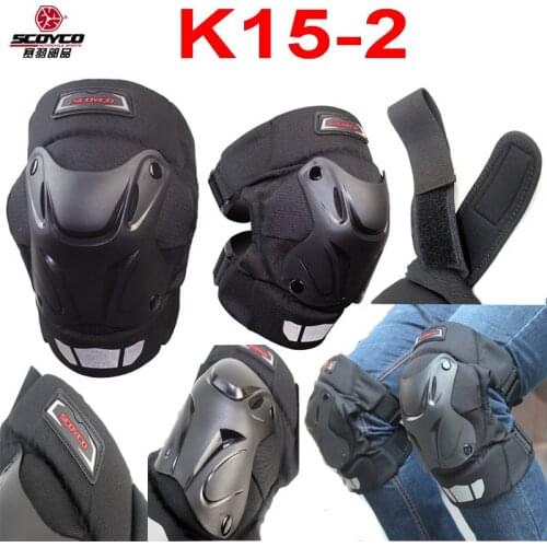 2019 New SCOYCO motorcycle kneecap biker multi-purpose knee guards wind keep warm kneepad K15-2 made of ABS and for FREE SIZE